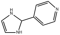Pyridine, 4-(2,3-dihydro-1H-imidazol-2-yl)- (9CI) Structure