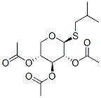 이소부틸2,3,4-트리-O-아세틸-1-티오-베타-자일로피라노시드 구조식 이미지
