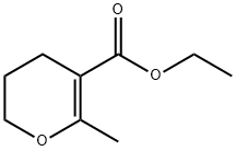 3-ETHOXYCARBONYL-5,6-DIHYDRO-2-METHYL-4H-PYRAN 구조식 이미지