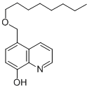 5-옥틸옥시메틸-8-퀴놀리놀 구조식 이미지