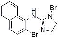 N-(2-브로모나프탈렌-1-일)-4,5-디하이드로이미다졸-2-아민브로마이드 구조식 이미지