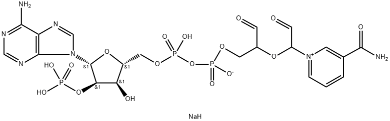 BETA-NADP-DIALDEHYDE SODIUM SALT Structure