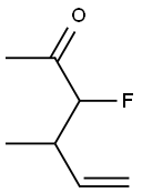 5-Hexen-2-one, 3-fluoro-4-methyl- (9CI) 구조식 이미지