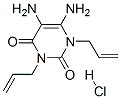1,3-디알릴-5,6-디아미노우라실염산염 구조식 이미지