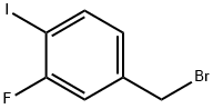 4-(BroMo메틸)-2-플루오로-1-요오도벤젠 구조식 이미지