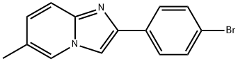 2 - (4-бромфенил)-6-метилимидазо [1,2-а] пиридин структурированное изображение