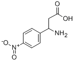 3-(4-Nitrophenyl)-beta-alanine 구조식 이미지