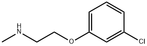 N-[2-(3-클로로페녹시)에틸]-N-메틸아민 구조식 이미지