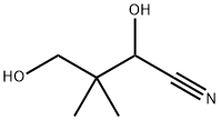 2,4-Dihydroxy-3,3-dimethylbutyronitrile Structure