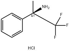 (2R)-1,1,1-트리플루오로-2-페닐프로판-2-아민염산염 구조식 이미지