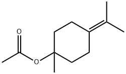 1-methyl-4-(1-methylethylidene)cyclohexyl acetate Structure