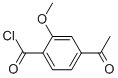 Benzoyl chloride, 4-acetyl-2-methoxy- (9CI) Structure