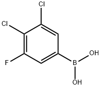 Boronic acid, B-(3,4-dichloro-5-fluorophenyl)- Structure