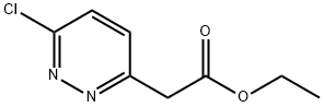 Ethyl 3-chloropyridazine-6-acetate Structure