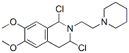 6,7-dimethoxy-2-[2-(3,4,5,6-tetrahydro-2H-pyridin-1-yl)ethyl]-3,4-dihy dro-1H-isoquinoline dichloride Structure