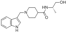 L-2-(1-Skatyl-4-isonipecotamido)-1-propanol Structure