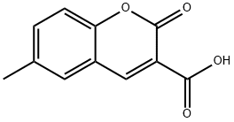2-Oxo-6-methyl-2H-1-benzopyran-3-carboxylic acid 구조식 이미지