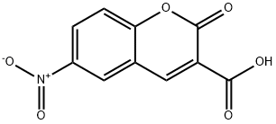 6-NITRO-2-OXO-2H-CHROMENE-3-CARBOXYLIC ACID 구조식 이미지