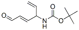 Carbamic acid, (1-ethenyl-4-oxo-2-butenyl)-, 1,1-dimethylethyl ester (9CI) Structure