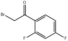 2-Bromo-2',4'-difluoroacetophenone 구조식 이미지