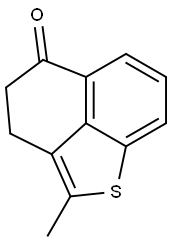 3,4-Dihydro-2-methyl-5H-naphtho[1,8-bc]thiophen-5-one 구조식 이미지