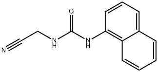 3-Cyanomethyl-1-(1-naphthyl)urea Structure