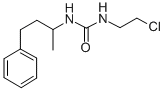 1-(2-Chloroethyl)-3-(1-methyl-3-phenylpropyl)urea 구조식 이미지