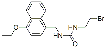 1-(2-Bromoethyl)-3-[(4-ethoxy-1-naphtyl)methyl]urea Structure