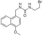 1-(2-Bromoethyl)-3-(4-methoxy-1-naphthalenemethyl)urea Structure