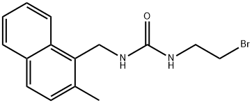 Urea, 1-(2-bromoethyl)-3-(2-methyl-1-naphthylmethyl)- 구조식 이미지