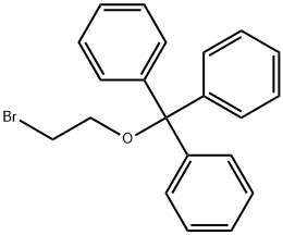 Benzene, 1,1',1''-[(2-bromoethoxy)methylidyne]tris- Structure