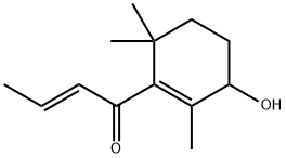 2-Buten-1-one, 1-(3-hydroxy-2,6,6-trimethyl-1-cyclohexen-1-yl)-, (2E)- Structure