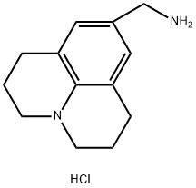 1-(2,3,6,7-tetrahydro-1H,5H-pyrido[3,2,1-ij]quinolin-9-yl)methanamine dihydrochloride Structure