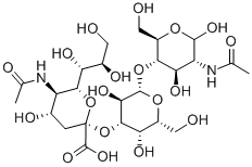 3'-SIALYL-N-ACETYLLACTOSAMINE Structure