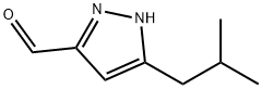 5-ISOBUTYL-1H-PYRAZOLE-3-CARBALDEHYDE Structure