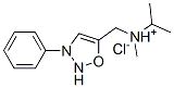 methyl-[(3-phenyl-2H-oxadiazol-5-yl)methyl]-propan-2-yl-azanium chlori de Structure