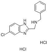 5-Chloro-2-benzylaminomethyl benzimidazole dihydrochloride Structure