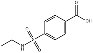 4-[(ETHYLAMINO)SULFONYL]BENZOIC ACID Structure