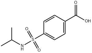 4-[(ISOPROPYLAMINO)SULFONYL]BENZOIC ACID Structure