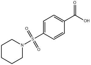 4-(피페리딘-1-설포닐)-벤조익산 구조식 이미지