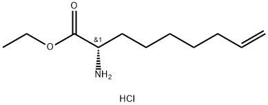 8-Nonenoic acid, 2-aMino-, ethyl ester, hydrochloride, (2S)- Structure