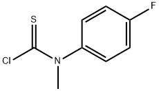 N-(4-FLUOROPHENYL)-N-METHYLTHIOCARBAMOYL CHLORIDE Structure