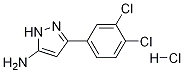 5-아미노-3-(3,4-디클로로페닐)피라졸염산염 구조식 이미지