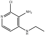 2-클로로-N4-에틸피리딘-3,4-디아민 구조식 이미지