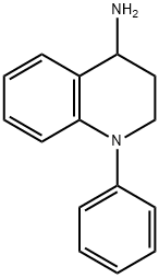1-페닐-4-아미노-1,2,3,4-테트라히드로퀴놀린 구조식 이미지