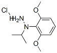 1-(2,6-dimethoxyphenyl)propan-2-ylhydrazine hydrochloride Structure