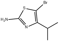 5-broMo-4-이소프로필티아졸-2-아민 구조식 이미지