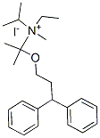 2-(3,3-디페닐프로폭시)에틸-메틸-디프로판-2-일-아자늄요오다이드 구조식 이미지