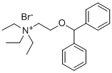(2-(Diphenylmethoxy)-aethyl)-(triaethyl)-ammoniumbromid[독일어] 구조식 이미지