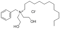 Di(2-hydroxyethyl)benzyltridecylammonium chloride Structure
